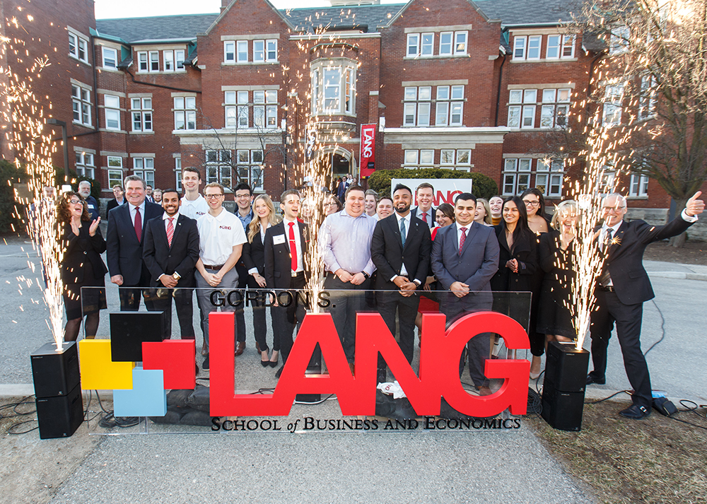 Lang School of Business and Economics Group Photo